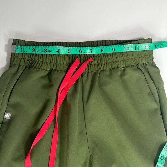 Figs Scrub Set Dark Olive Bristol Slim Henley Top Atlanta HW Skinny Jogger XSXSP - Picture 8 of 16